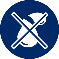 飛び散らない水滴